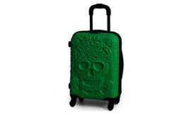 it Luggage Small Skull Suitcase - Bright Green